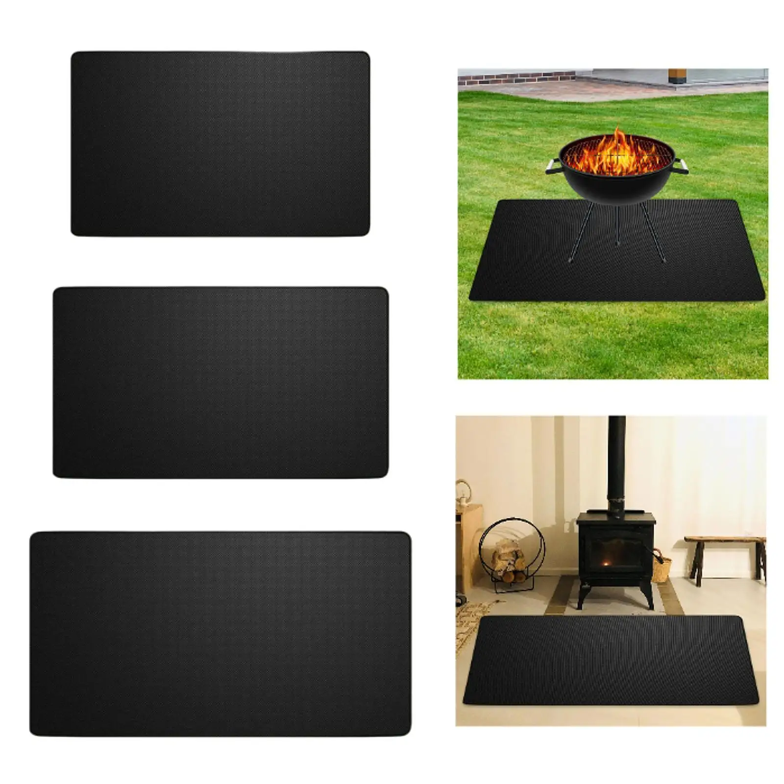 

Under Grill Mat for Outdoor Grill Fire Pit Mat Waterproof Fire Blanket