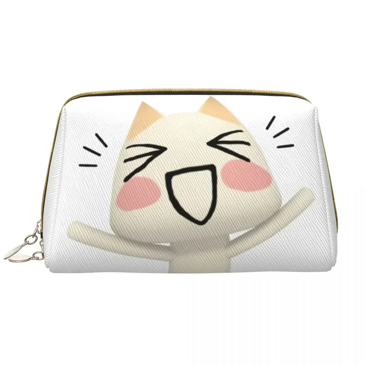 

Custom Cartoon Animation Toro Inoue Cat Travel Cosmetic Bag for Women Toiletry Makeup Organizer Ladies Beauty Storage Dopp Kit