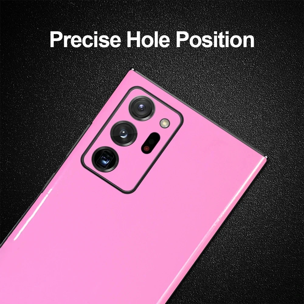 3D Glossy Ice Film Wrap Skin Back Film For Samsung A90 A80 A70 A60 A50 A40 A30 A20 A30S A40S A50S A70S A51 A52 A71 Rear Stickers