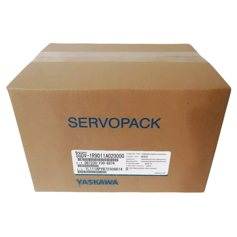

New Yaskawa SGDV-1R9D11A020000 Servo Drive In Stock Fast Shipping