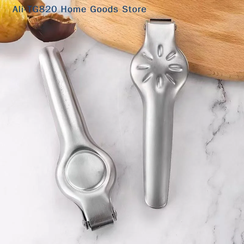 [TG820]Stainless Steel Chestnut Opener With Ergonomic Non Slip Handle For Home Cracking Chestnuts Hazelnuts