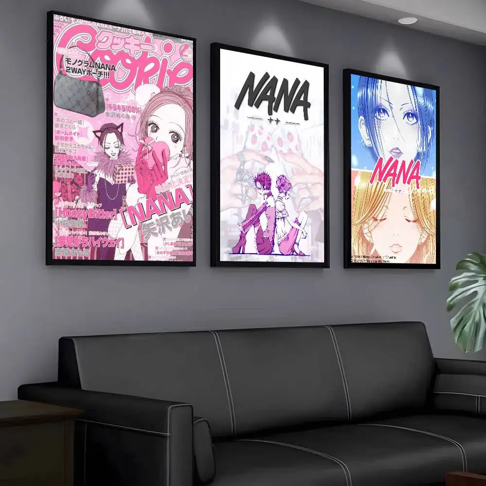 أنيمي نانا أوساكي خط المشارك غرفة المعيشة المنزلي جدار الفن المرآب غرفة ديكور #4