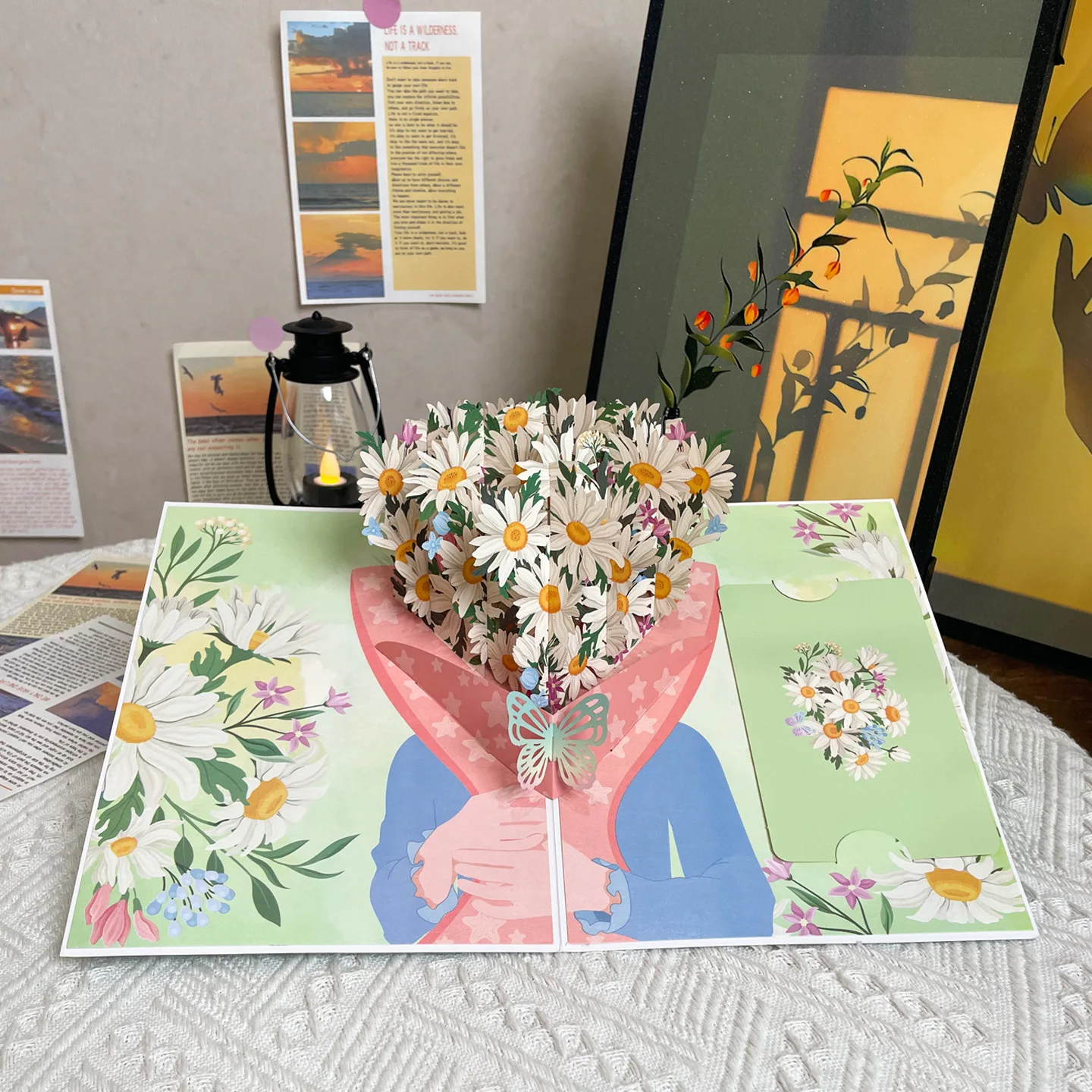 

Teacher's Day Greeting Cards New 2025 Gifts Thank You Teacher Gift Graduation Memorial Blessing Exquisite 3D Pop-up Card