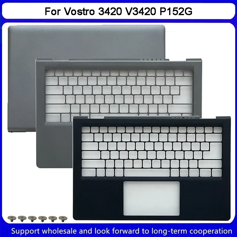 New For Dell Vostro 3420 V3420 P152G LCD Back cover /Upper cover palmrest 09H5P0 0VPPMY 0F2W2H 08671V 0M00R9