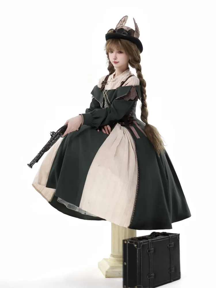 

A mid-waist off-the-shoulder elegant mid-length dress