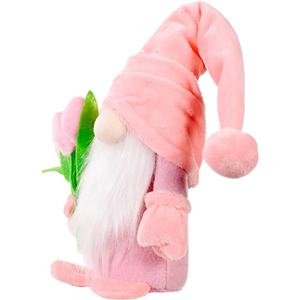 

Декоративный гном с тюльпанами ко Дню матери, очаровательное украшение для рабочего стола, сувенир для вечеринки, праздничный декор, милый гном, аксессуары для дома