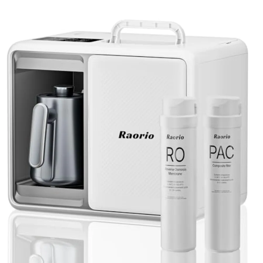 

Portable 5-Stage Reverse Osmosis System Countertop UV Water FilterIntelligent Hot Water Purifier for Family Kitchen Camping RV