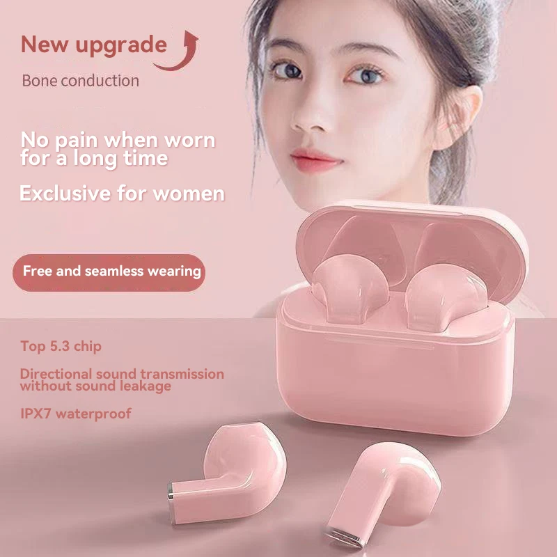 Pro 5s Headphones Mini Portable Wireless Bluetooth Earphones Noise Reduction and Long Battery Life With Mic NEW