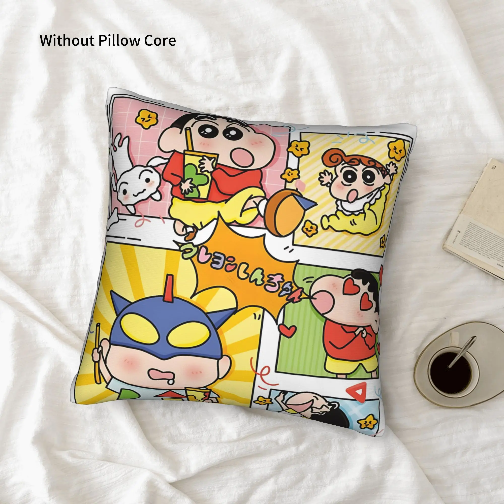1PC Crayon S Shin chan Pillow Case Home Decor Items Double-Sided Printing  Sofa Cushion Bedroom Bedside Pillow