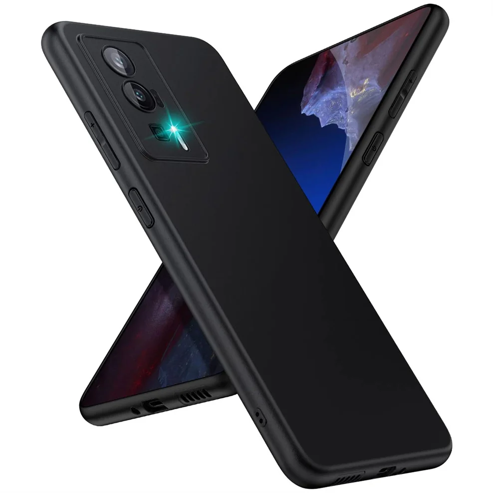 TPU funda para Poco F5 Pro suave antigólpe negra fundas de teléfono Poco F4 GT Xiaomi Poco F3 F4 F5 carcasa Poco F5 case Pocophone F5 Pro funda