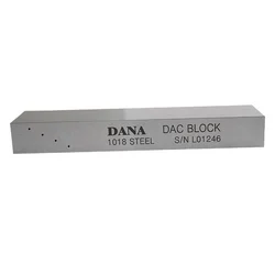DANA UT Test Block Ultrasonic Flaw Detector DAC Curve Testing 1018 Steel