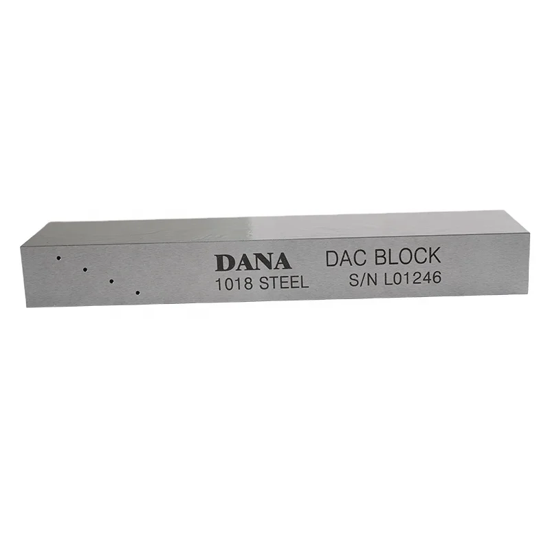 DANA UT Test Block Ultrasonic Flaw Detector DAC Curve Testing  1018 Steel