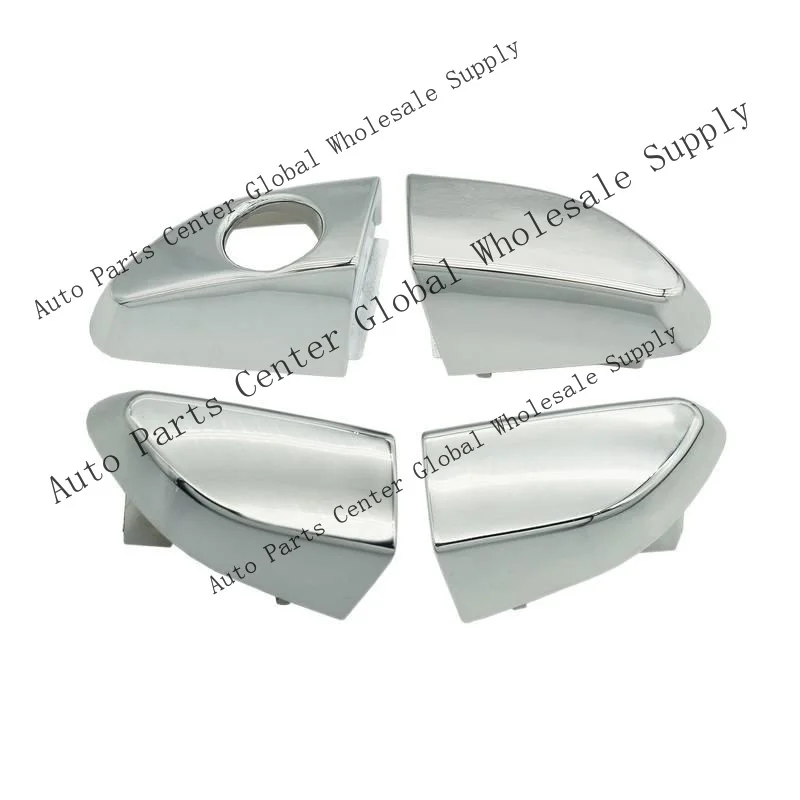 

L+ Chrome Outer Door Handle Cover Cap Front /Rear For Hyundai Tucson 2016 2017-2020