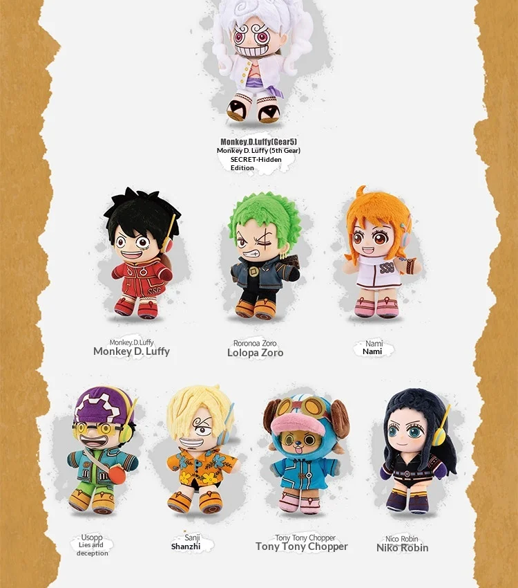 Echte One Piece Egghead Arc Blind Box Mystery Box Gear 5 Nika Luffy Zoro Chopper Weiche Anime-Figur Taschenanhänger Geburtstagsgeschenk – Detail 8