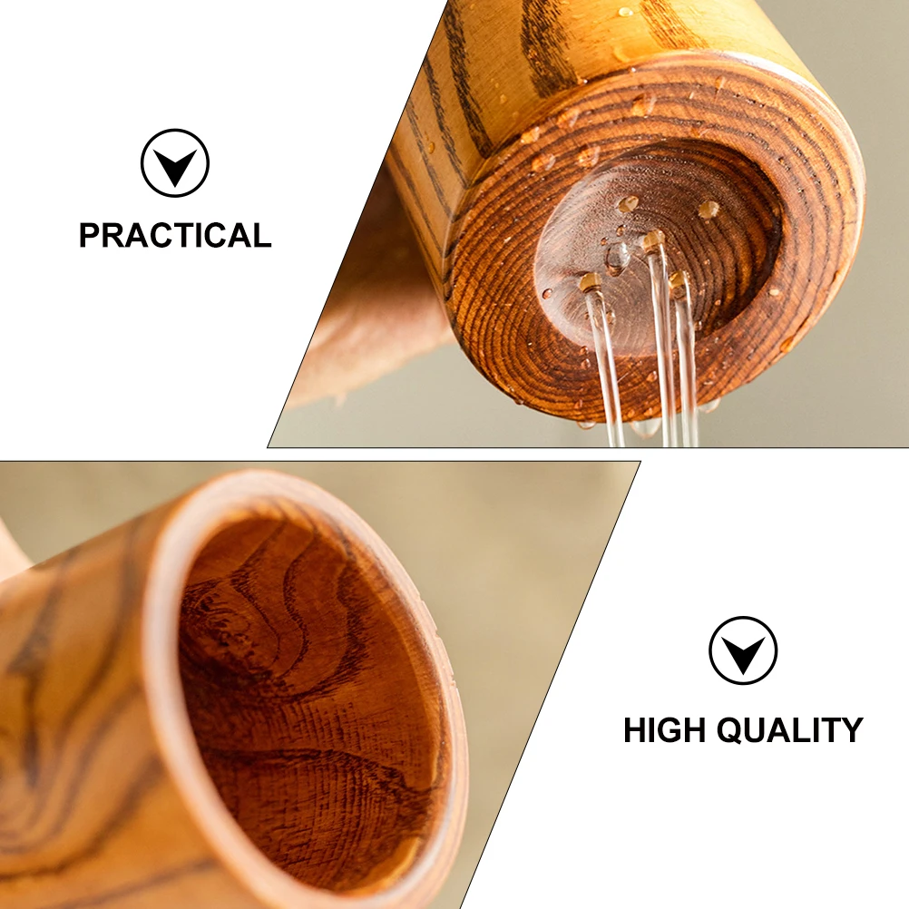 

Wooden Utensil Holder Creative Kitchen Organizer Countertop Cutlery Storage Practical for Home Restaurants