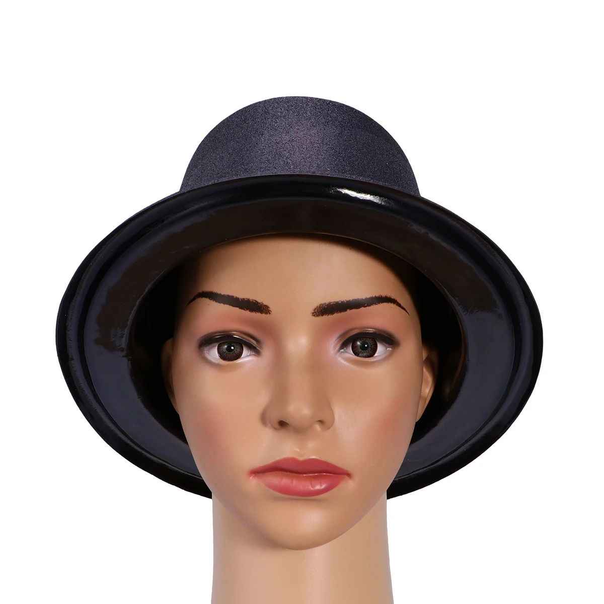 

2Pcs Jazz Fedora Hat Black Glitter Party Performance Cosplay Magician Birthday Dance Party Hat