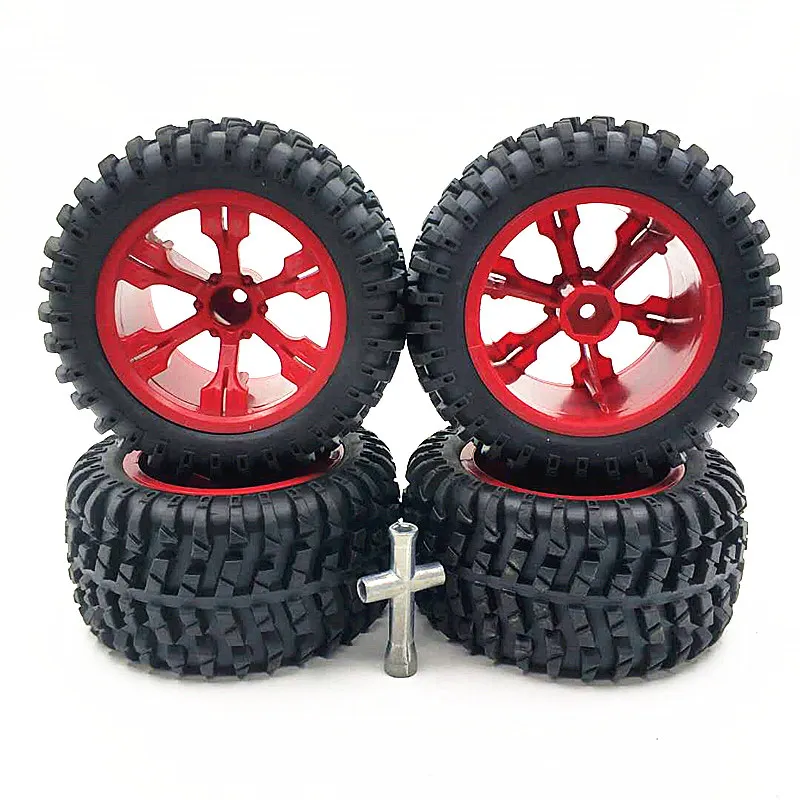 

Wide Tire Skin & Wheel Rim for WLtoys 12428 144001 124018 124019 RC Car Upgrade Part