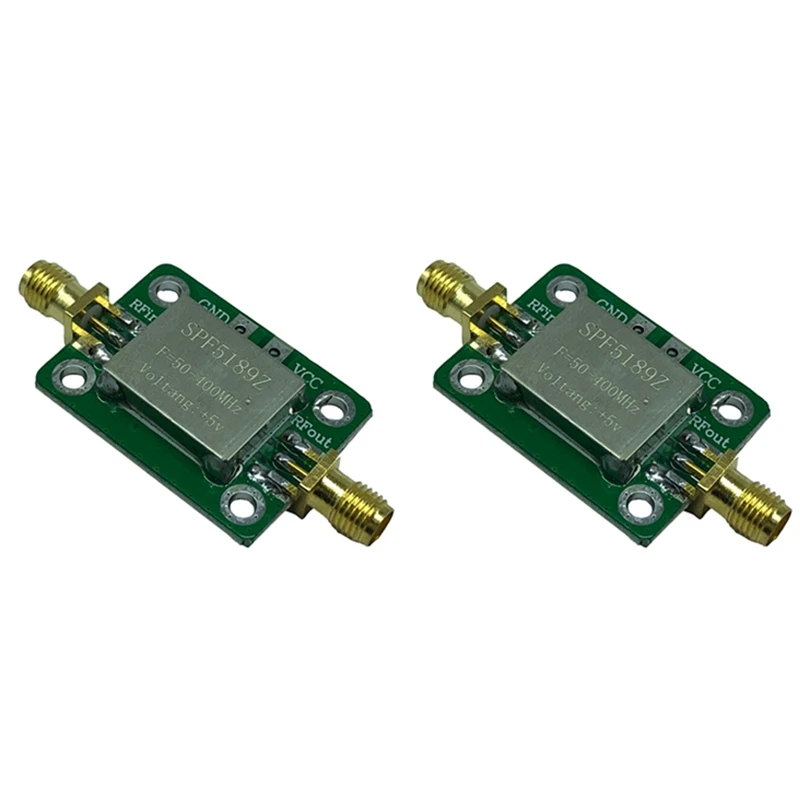 2X RF Amplifier, Low Noise LNA 50 To 4000Mhz SPF5189Z RF Amplifier For Amplifying FM HF VHF UHF Radio Signal