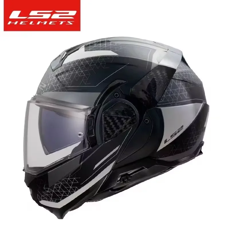 

2025 New Arrival LS2 FF910 Advant II Flip Up Full Helmets Motorcycle Modular Double Visor Helmet ECE Capacete Moto