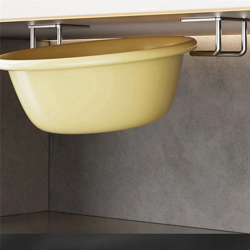 A96K - Samoprzylepny uchwyt do przechowywania, nierdzewny ociekacz na gąbki do zlewu, samozaciskowy, czarny