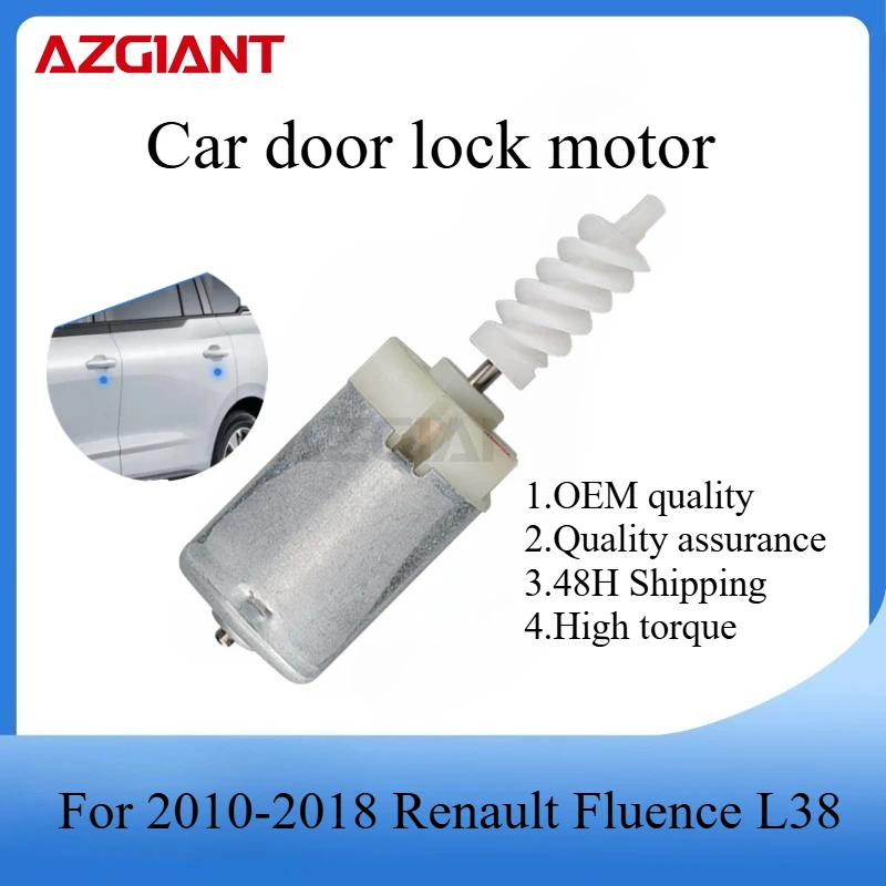 

For 2010-2018 Renault Fluence L38 AZGIANT Car door lock motor high rpm Copper Carbon Brush Replacement Parts FC-280SC-20150 OEM