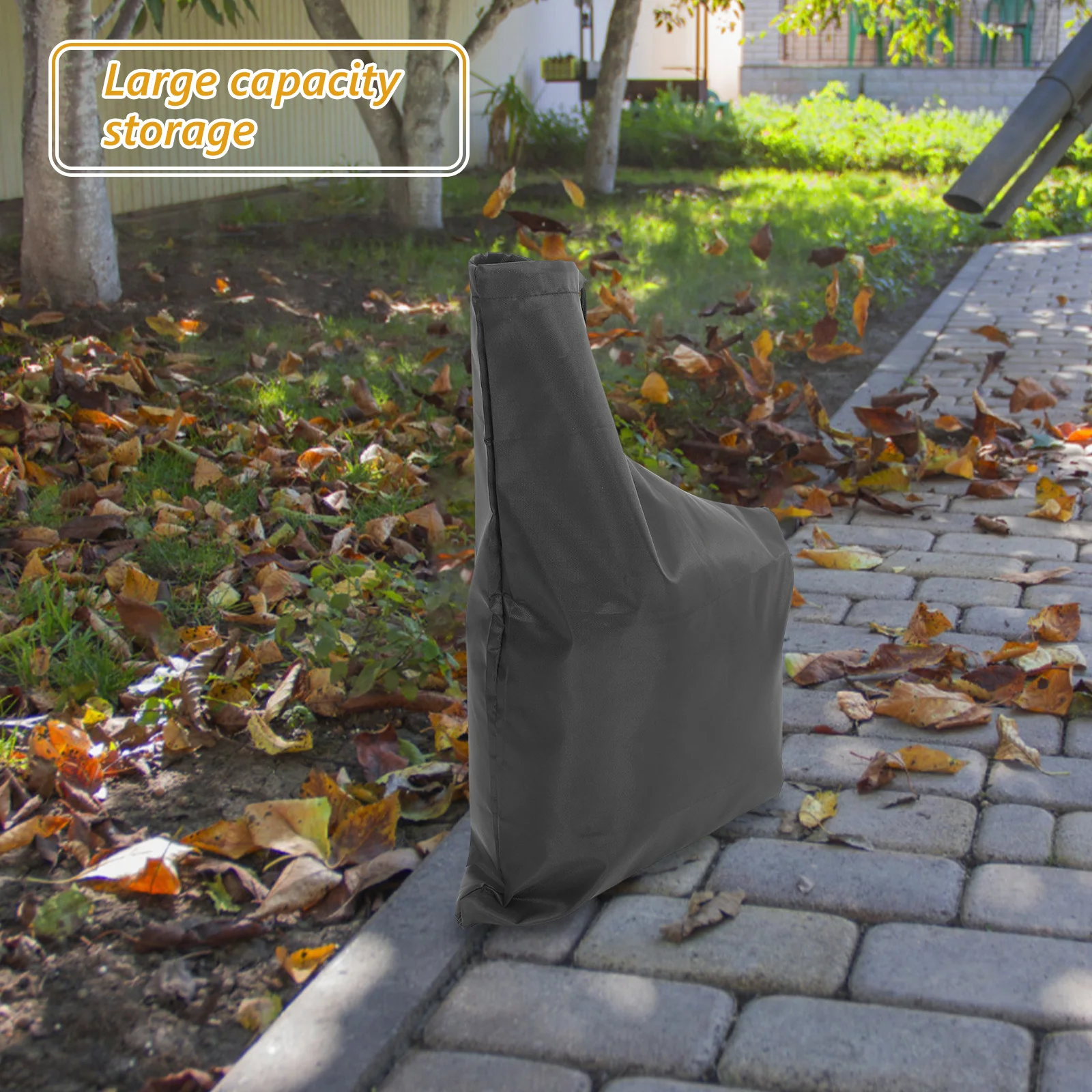 

Practical Leaf Blower Vacuum Bag Durable Anti-Wear Oxford Cloth Large Leaf Collection Pouch Replacement Outdoor Yard Storage Bag