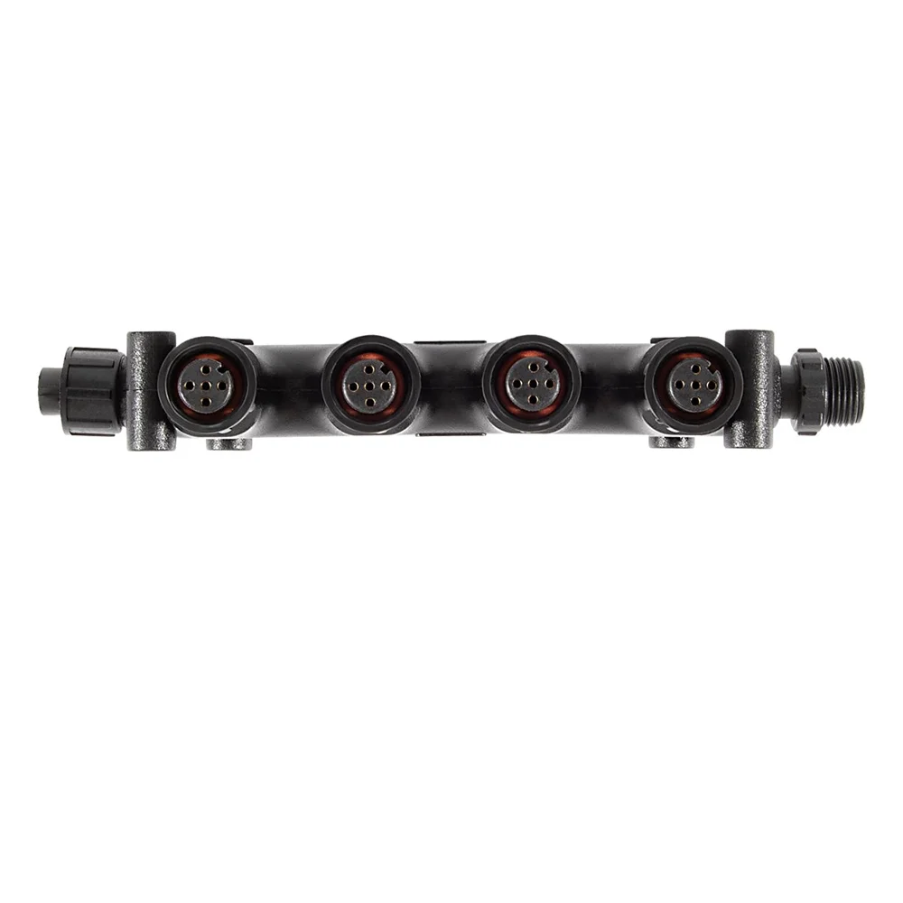 ANX NMEA 2000 (N2k) 4-Port MultiPort (T-Stück) T-Verbinder für Garmin, Lowrance, Simrad, B&G & Navico Netzwerke, Ersatz für 0101107801 – Detail 6