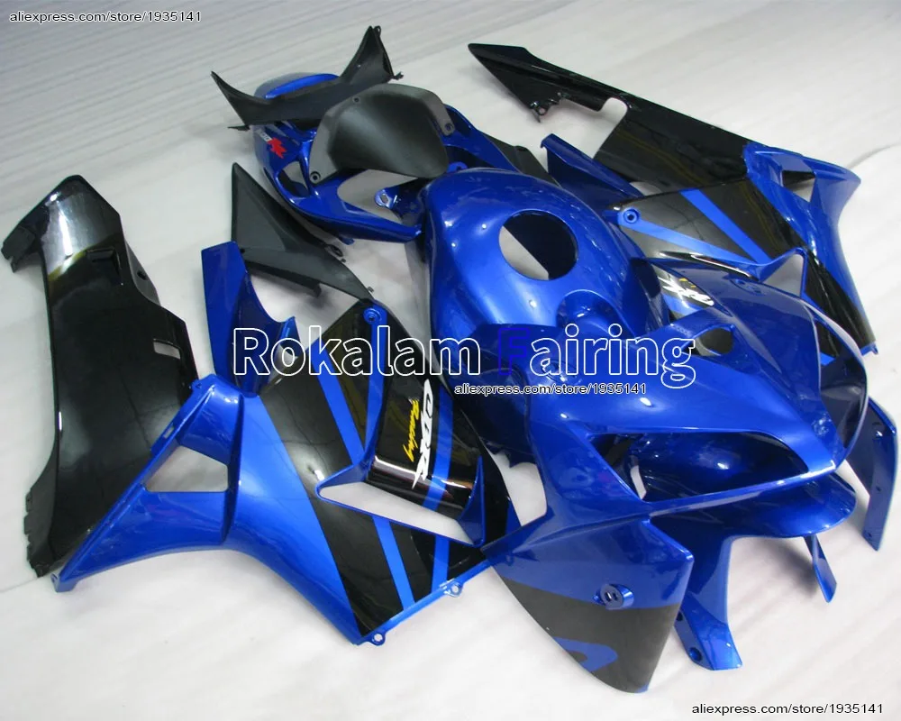 

For Honda CBR600RR F5 2005 2006 Blue Black Body Kit CBR 600 RR 05 06 CBR 600RR Motorbikes Fairings (Injection molding)