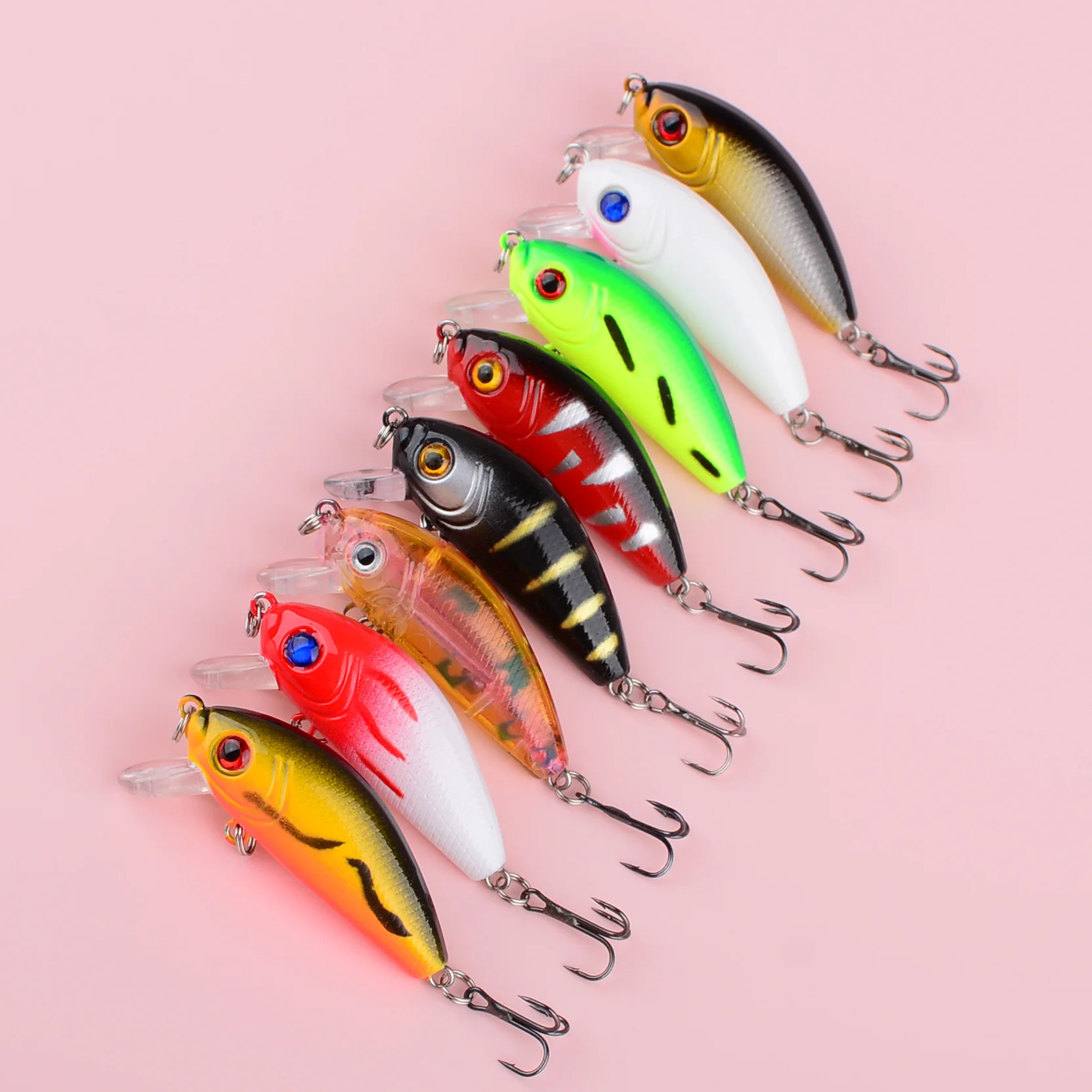 Minnow Wobbler Superficie para Lucio, Lubina y Carpa - imagen 4