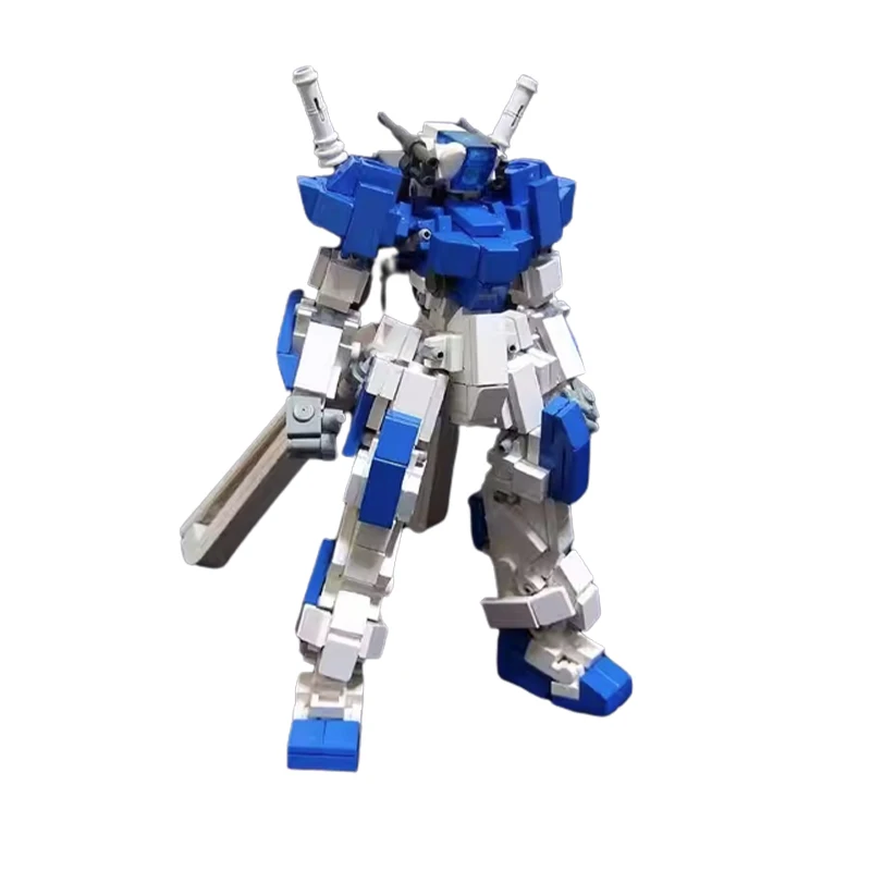 

MOC Mecha Series Blue Building Block Robot DIY Model Puzzle Collection Experts Brick Toys Education for Children Birthday Gifts