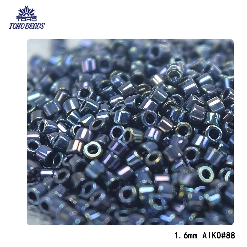 Japanese Toho Antique Beads AIKO 1.6mm Metallic IRIS Collection High Precision for Jewelry