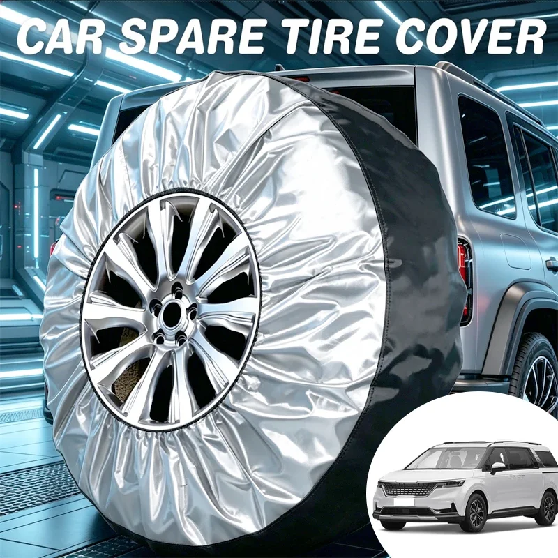 

For KIA K5 Forte Sportage Sorento Seltos Stinger Carnival Rio 4PCS Car Tire Cover Spare Wheel Dustproof Protector
