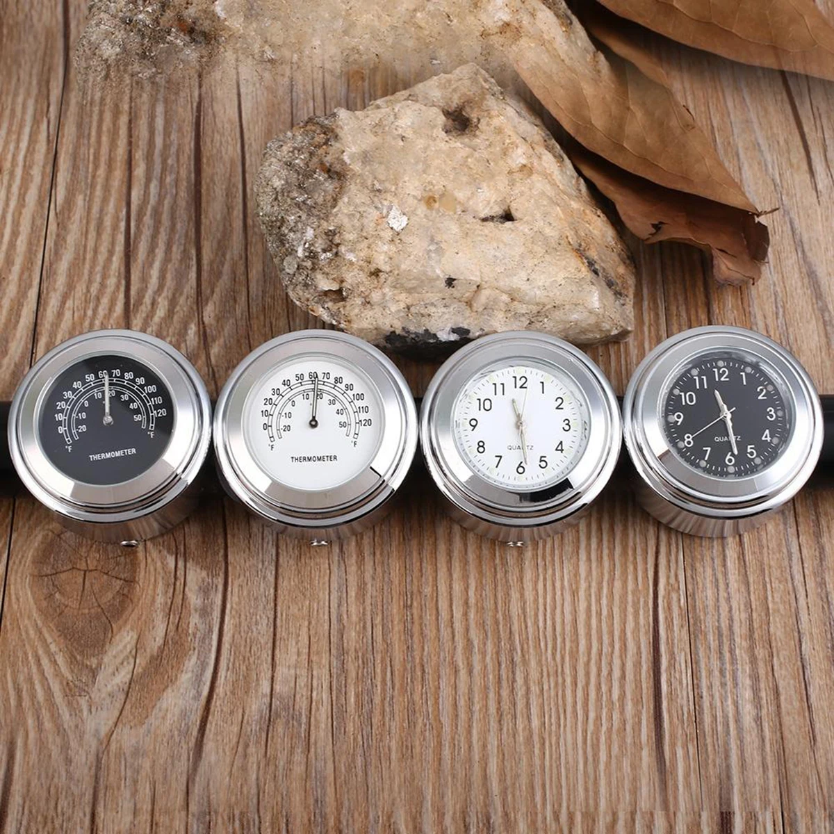 

motorcycle clock and thermometer motorcycle clock thermometer motorcycle handlebar clock motorcycle thermometer
