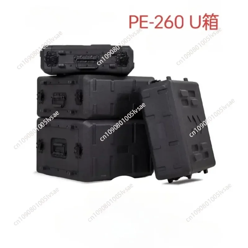 

Tool Cabinet Flight Case Stage Audio Amplifier Organizer Portable Toolbox Shockproof PE Plastic Microphone Receiver Box
