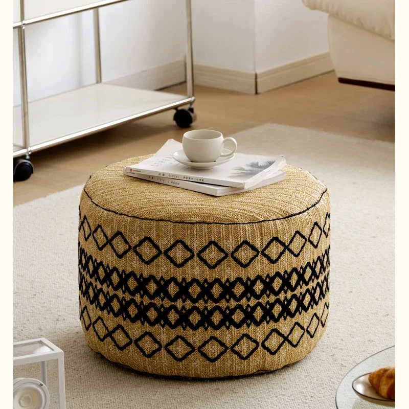 Nordic Marocco tessuto divano cuscino del sedile pedale soggiorno casa futon tappeto piedino rimovibile