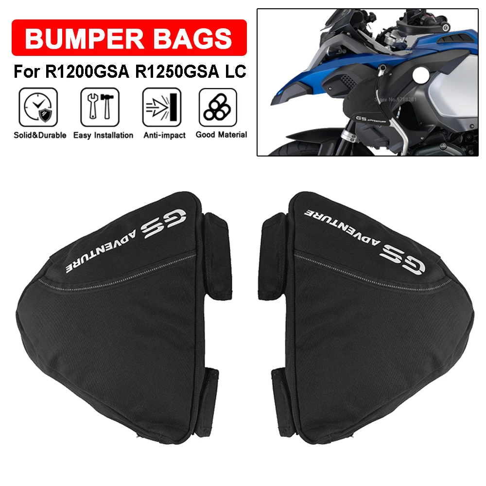 Tool Placement Bag For BMW R1200GS R1250GS ADV R1200 R1250 GSA Motorcycle Frame Crash bar Bumper Triple-cornered Package Toolbag