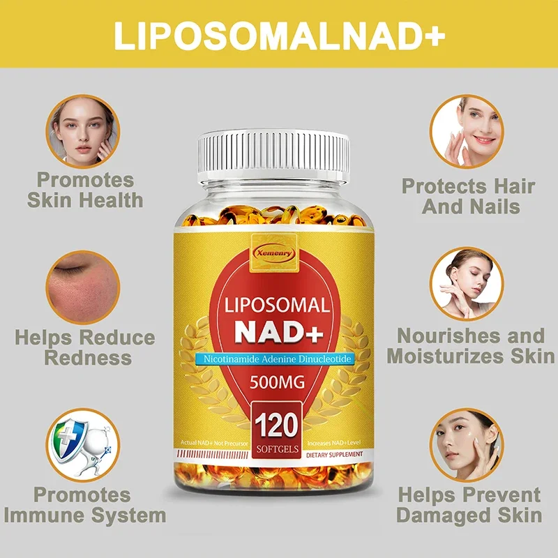 Liposomal NAD+ Supplements - Used for Anti Aging, Energy, Focus, Promotes Cell Health