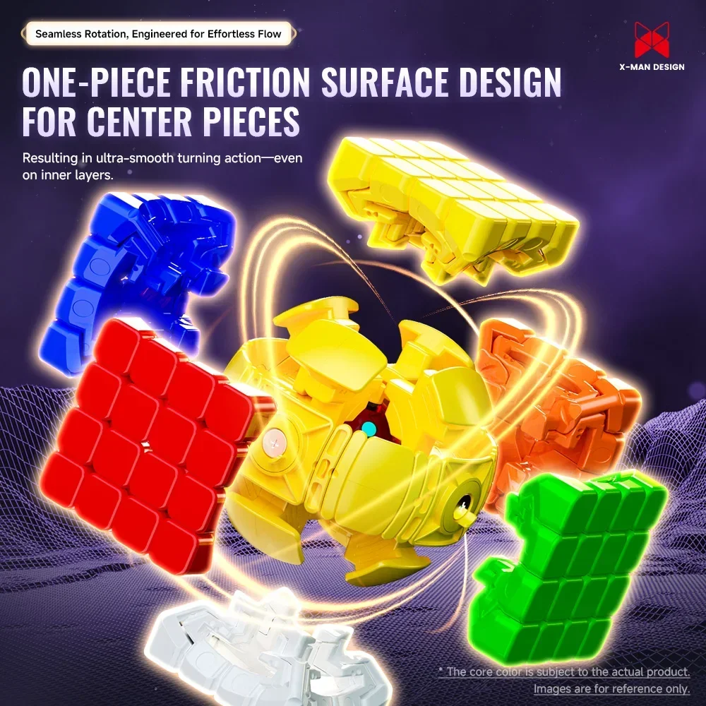 [CubeFun] QiYi XMD Shadow V3M UV 6x6x6 Cube de vitesse magique magnétique professionnel sans colle X-MAN jouets éducatifs cadeaux pour enfants