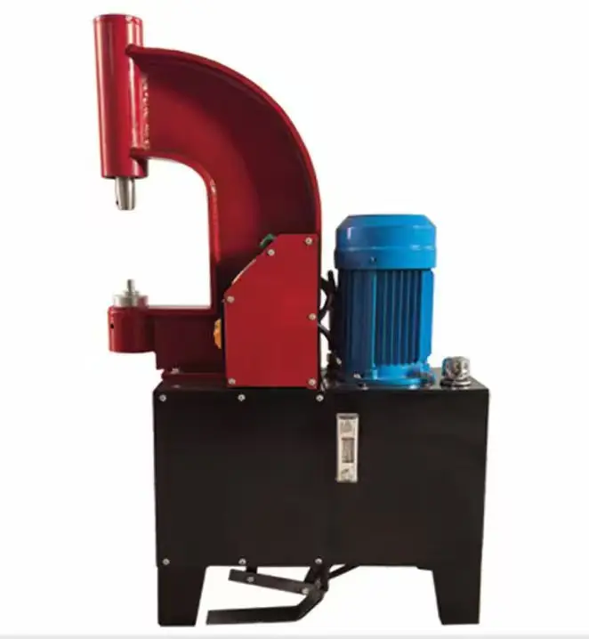 Frame Press Clinching Pneumatic Brake Shoe Lining Riveting Machine For Truck Break Lining