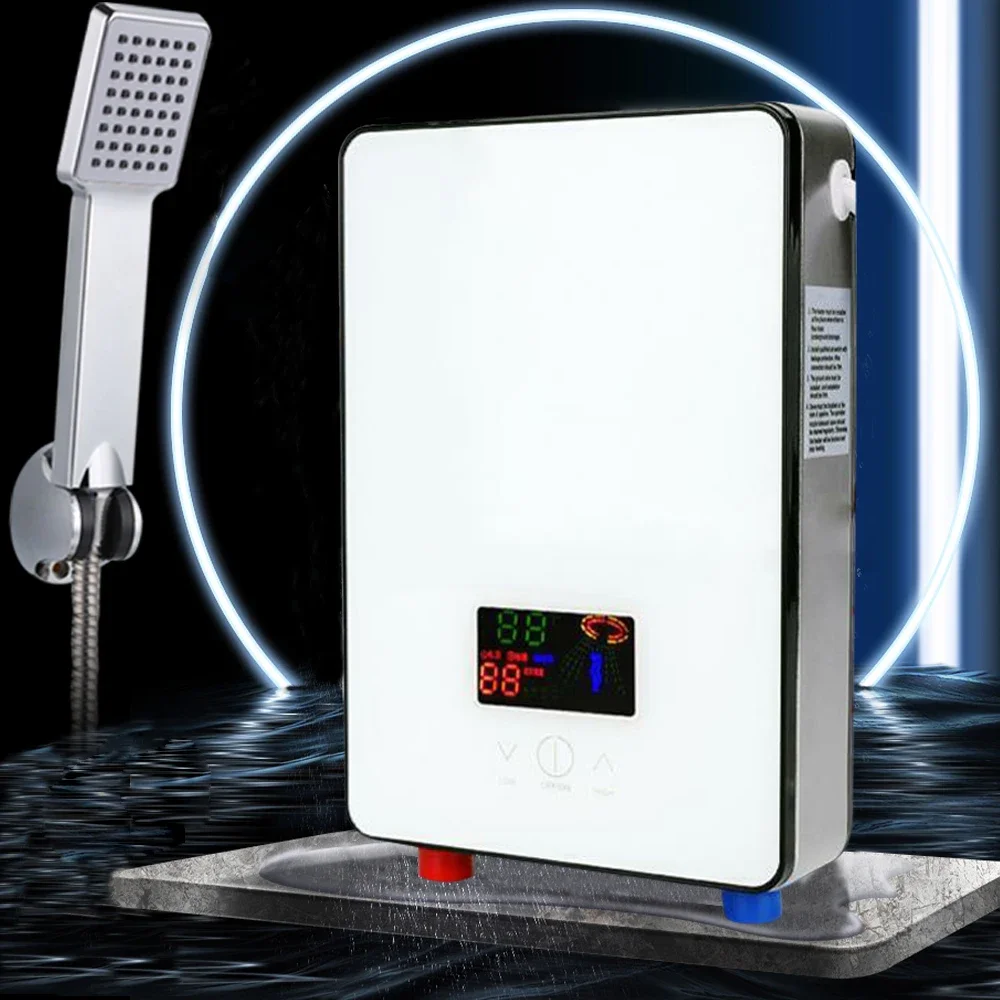 

110V 4500W Water Heater High Precise Thermostat with Shower Outlet Pipe 30-55℃ Termostato Temperature sensor wifi Homekit