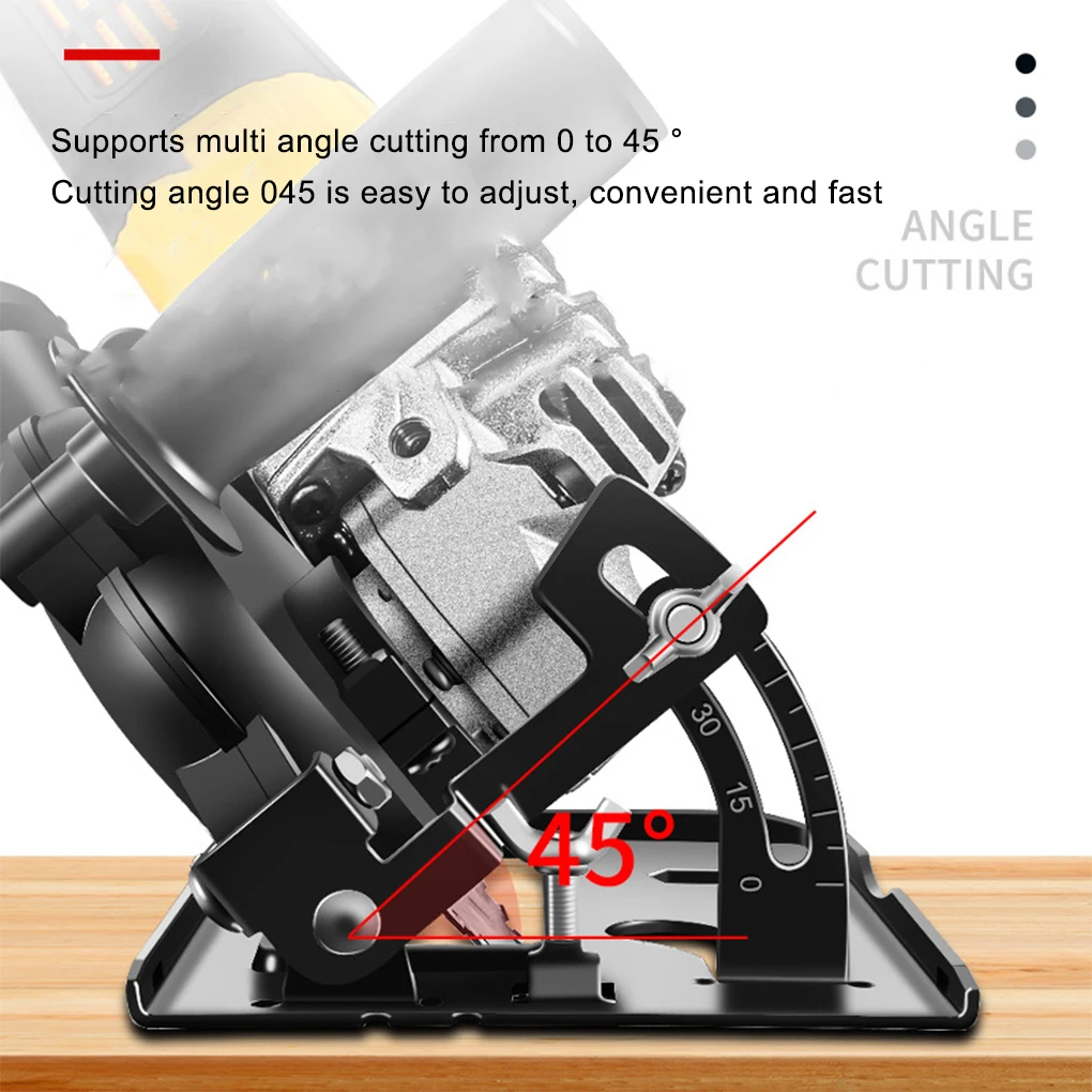 Angle Grinder Universal Bracket DIY Stand Grinder Holder Support Angle Grinder Cutting Machine Base Woodworking Table Protective