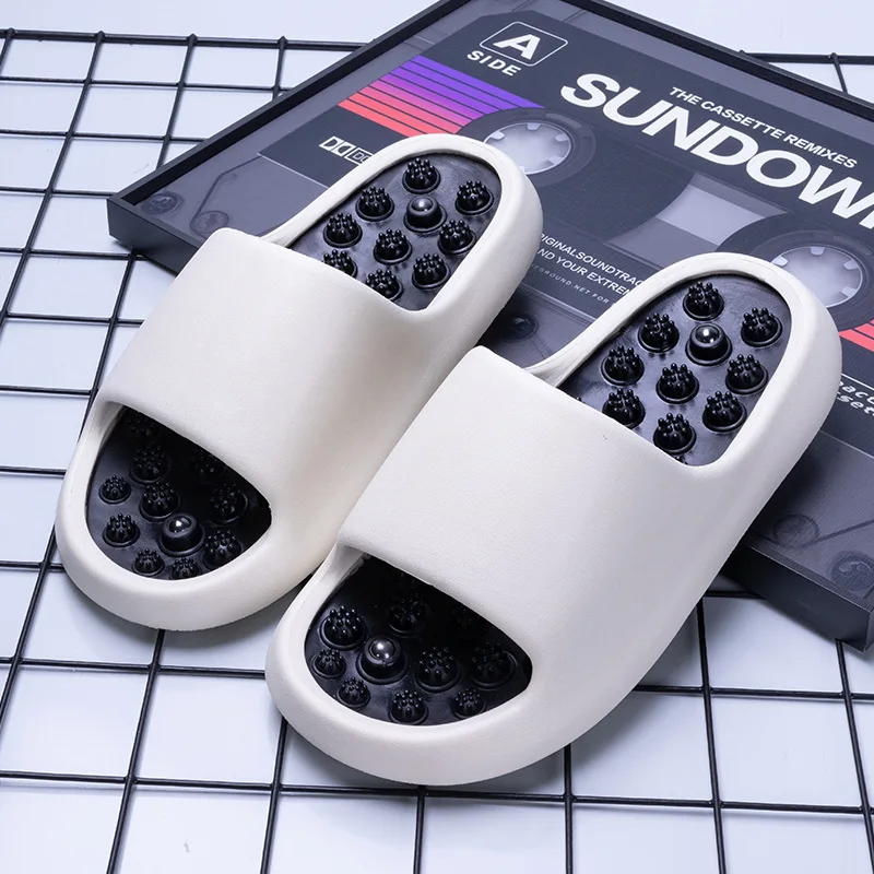 

Домашний массажный коврик для рефлексотерапии стоп, охлаждающие тапочки для акупрессуры стоп