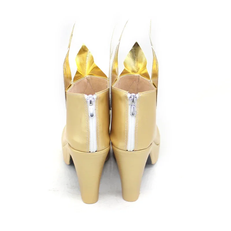 Spiel LOL Star Guardian Soraka Cosplay Schuhe PU Schuhe Halloween Karneval Stiefel Cosplay Requisiten Nach Maß