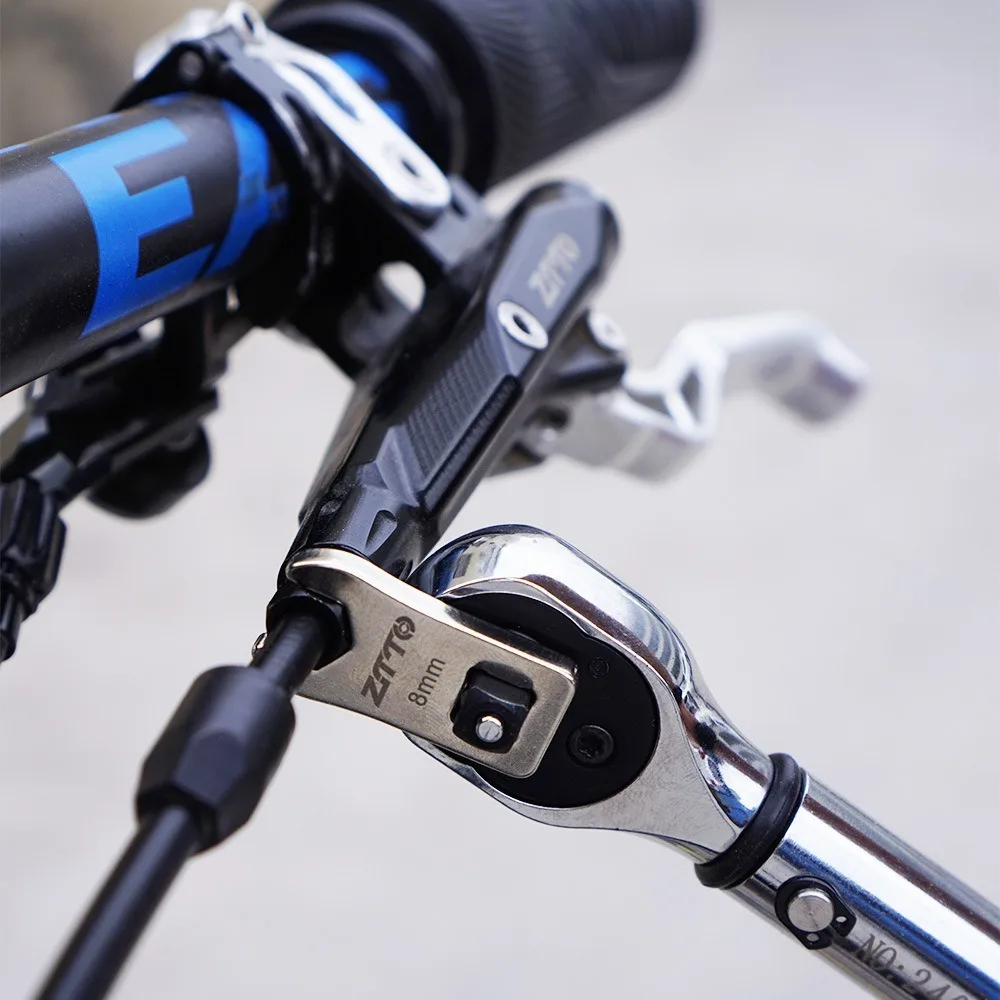 

Ключ для велосипедов ZTTO с открытым концом, износостойкий, с адаптером 1/4 дюйма, для тормозных тросов, 8 мм, стальной, для гидравлических дисковых тормозов