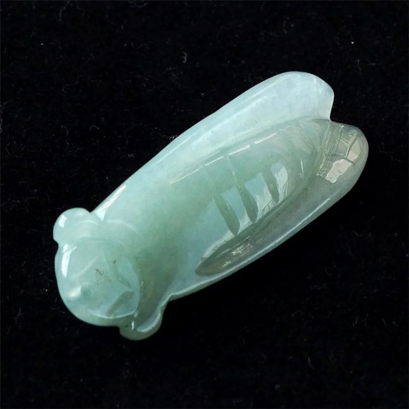 Nanyang Jade Market Direct Supply Jade Accessories Emerald Pendant NaturalAI Know the Goods. Make a Great Coup Jade Cicada Penda