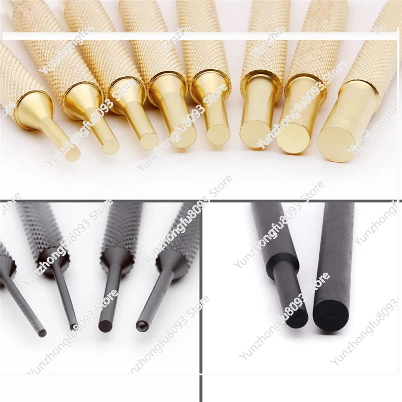 

Профессиональный набор пробойников для пружинных штифтов и сменный молоток с латунными, стальными, пластиковыми пробойниками и сменной головкой молотка