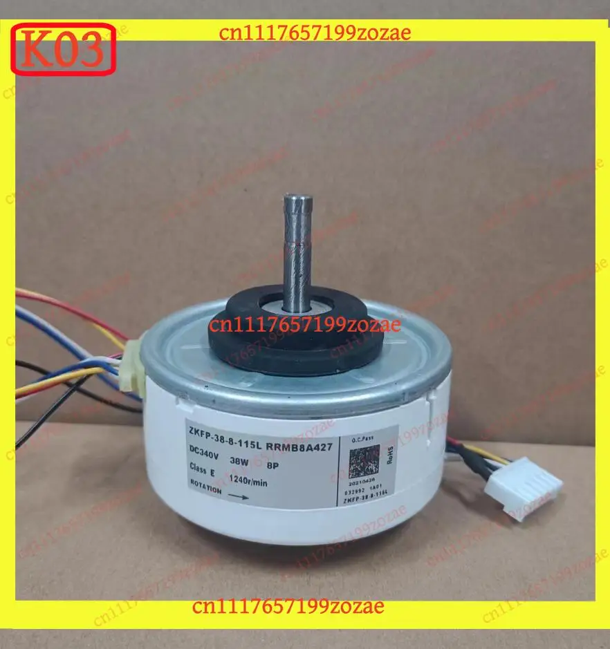 Variable Frequency DC Fan RRMBBA427 ZKFP‑38‑8‑115L RRMB8A427 for Hitachi Air Conditioner