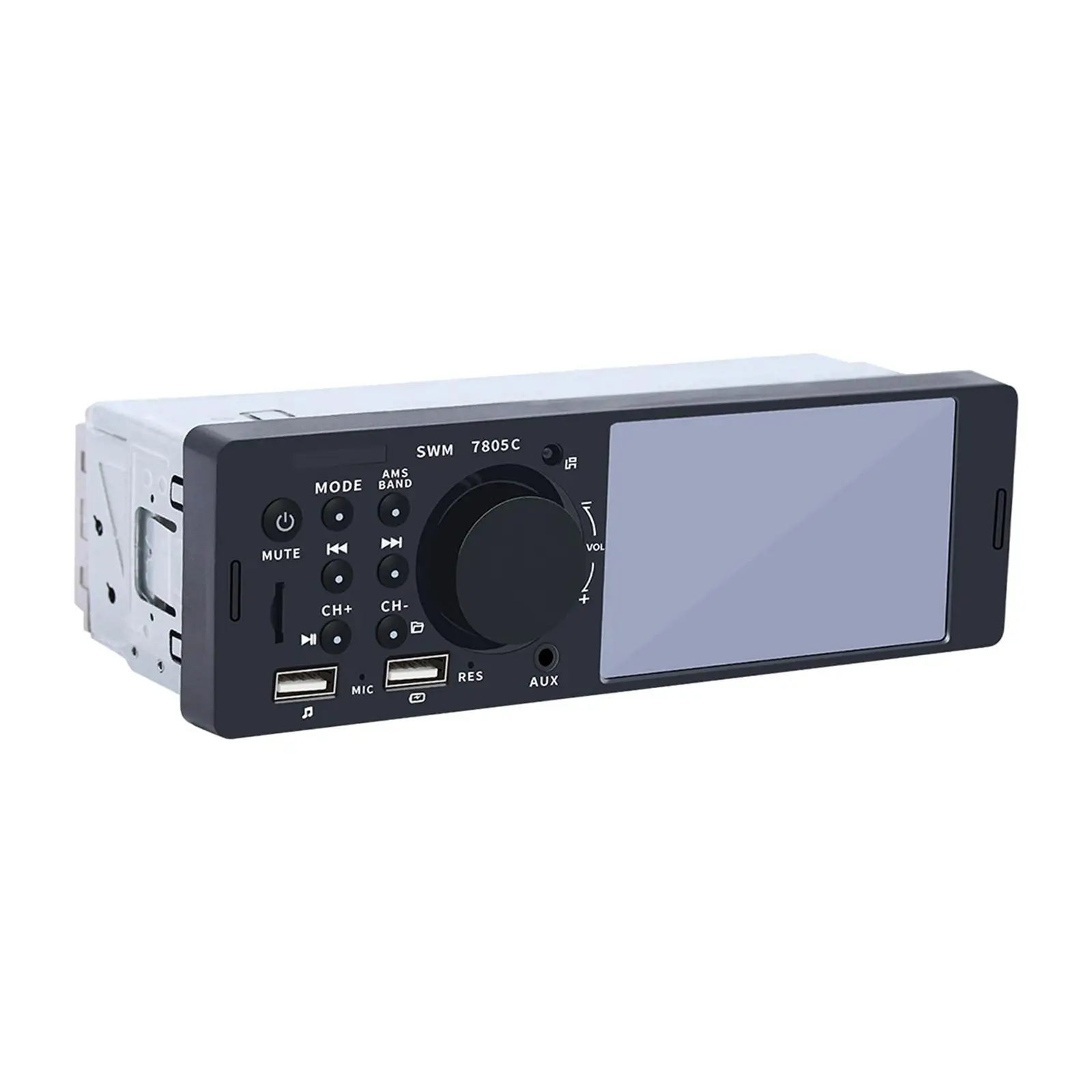 Single Din Car Stereo USB AUX in TF Card Port Handsfree Call 4.1 inch Capacitive