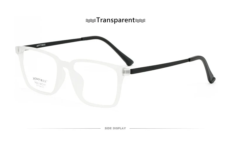 Ultraleichte, komfortable TR90-Brille für Damen, reines Titan, Retro-Quadrat-Brillengestell für Herren, Anti-Blaulicht-Brille – Detail 15