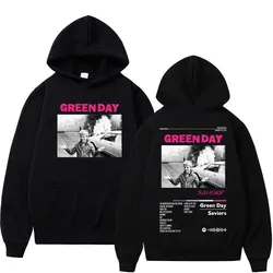 Rock Bands Green Day Music Album Saviors Print Hoodie Men Women Vintage Trend Sweatshirts High Street Fashion Oversized Pullover